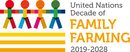 図１　「国連 家族農業の10年」のロゴマーク